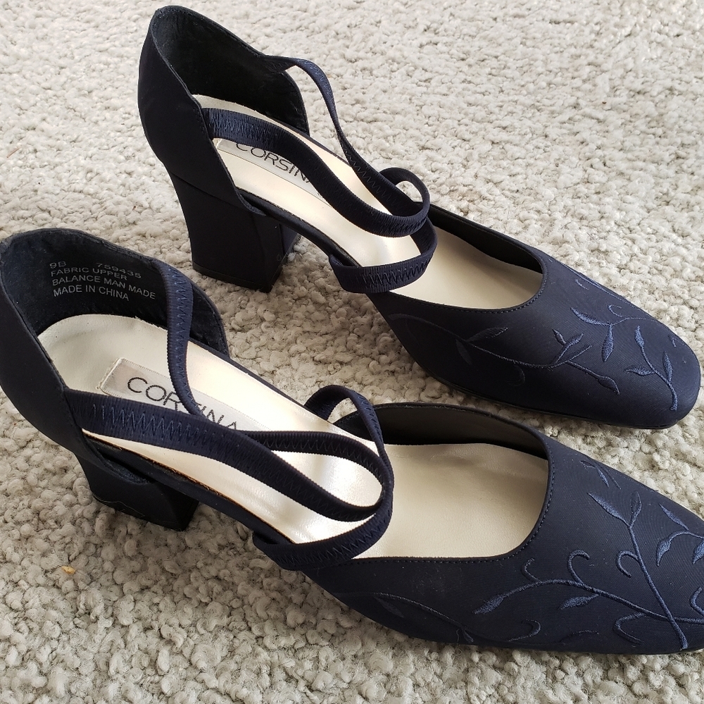Women's Shoes, Blue, Corsina, Size 9, Like New
